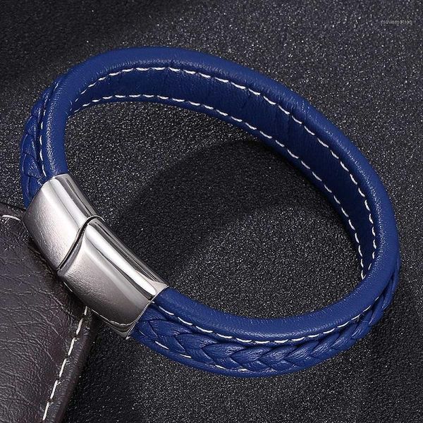 fashion leather bracelet men jewelry multicolor stainless steel magnetic clasps bangle male wrist band gifts1, Golden;silver
fashion leather bracelet men jewelry multicolor stainless steel magnetic clasps bangle male wrist band gifts1, Golden;silver