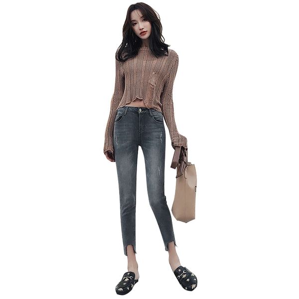 high-waisted women jeans personality cut broken show skinny buttock small foot pants womens clothing factory direct sale, Blue
high-waisted women jeans personality cut broken show skinny buttock small foot pants womens clothing factory direct sale, Blue