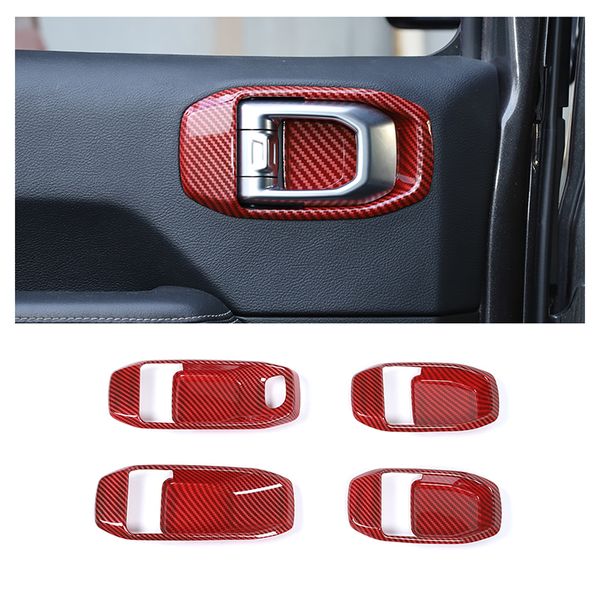 4door inner door bowl decorative red carbon fiber for jeep wrangler jl jt 2018 up auto interior accessories
4door inner door bowl decorative red carbon fiber for jeep wrangler jl jt 2018 up auto interior accessories
