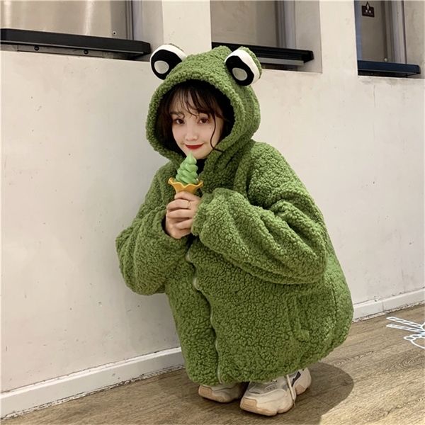frog hoodie winter zipper plush comfort winter thicker chic cutey coat outwear korean hooded soft teens street jacket 2xlxl q1217, Black;white
frog hoodie winter zipper plush comfort winter thicker chic cutey coat outwear korean hooded soft teens street jacket 2xlxl q1217, Black;white