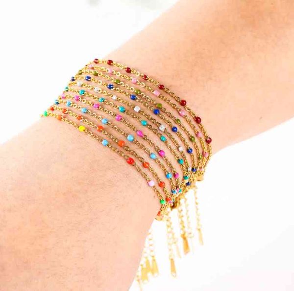 stainless steel chain bracelets for woman bangles gold color link miyuki femme beads bracelet anklet 2021 jewelry, Golden;silver
stainless steel chain bracelets for woman bangles gold color link miyuki femme beads bracelet anklet 2021 jewelry, Golden;silver