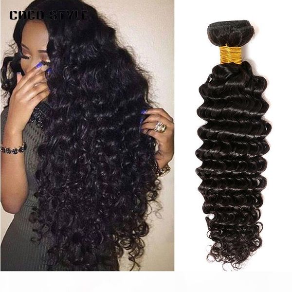 human hair bundles deep wave brazilian hair weave bundles natural color non remy hair extensions can buy 3 or 4 bundles, Black
human hair bundles deep wave brazilian hair weave bundles natural color non remy hair extensions can buy 3 or 4 bundles, Black