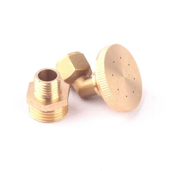 watering equipments 1/2" male m14*1.5 female thread 7 or 8 holes copper atomizing nozzle high pressure sprayer garden flower irrigation
watering equipments 1/2" male m14*1.5 female thread 7 or 8 holes copper atomizing nozzle high pressure sprayer garden flower irrigation
