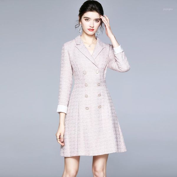 zuoman women autumn & winter elegant blazer dress festa vintage office party robe femme designer pink vestidos1, Black;gray
zuoman women autumn & winter elegant blazer dress festa vintage office party robe femme designer pink vestidos1, Black;gray