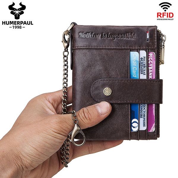 humerpaul classic style wallet genuine cow leather men wallets short male purse rfid card holder with coin purse high quality, Red;black
humerpaul classic style wallet genuine cow leather men wallets short male purse rfid card holder with coin purse high quality, Red;black