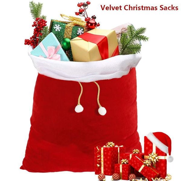 christmas decorations 70x100cm large size velvet fabric drawstring gift bags classic red and white decortion1
christmas decorations 70x100cm large size velvet fabric drawstring gift bags classic red and white decortion1