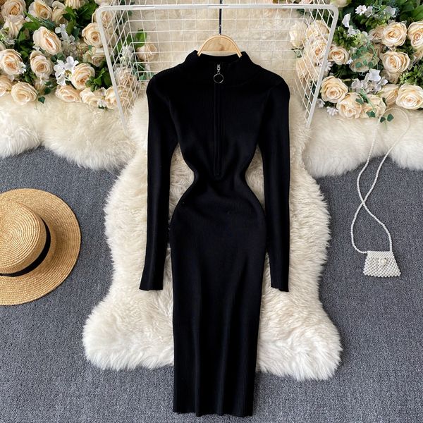 2021 new singiny design women's mesh knitted long thin winter elastic sweater dress 25x6, Black;gray
2021 new singiny design women's mesh knitted long thin winter elastic sweater dress 25x6, Black;gray