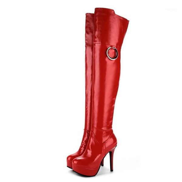 women thigh high boots pu leather high heels platform ladies shoes autumn winter keep warm plush red over the knee long boots1, Black
women thigh high boots pu leather high heels platform ladies shoes autumn winter keep warm plush red over the knee long boots1, Black