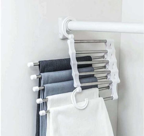 5 layers multi functional clothes hangers pant storage cloth rack trousers hanging shelf non-slip clothing organizer bbyolt bdesports
5 layers multi functional clothes hangers pant storage cloth rack trousers hanging shelf non-slip clothing organizer bbyolt bdesports