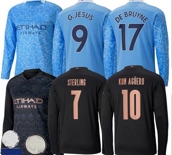 20 21 manchester sterling long sleeve city soccer jerseys home de bruyne away silva 20 rodri 16 g.jesus aguero 2020 jersey football shirts, Black;yellow
20 21 manchester sterling long sleeve city soccer jerseys home de bruyne away silva 20 rodri 16 g.jesus aguero 2020 jersey football shirts, Black;yellow