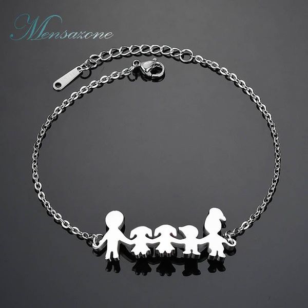 link, chain mensazone love family pendant bracelet stainless steel dad mama girls boy children for women birthday gift, Black
link, chain mensazone love family pendant bracelet stainless steel dad mama girls boy children for women birthday gift, Black