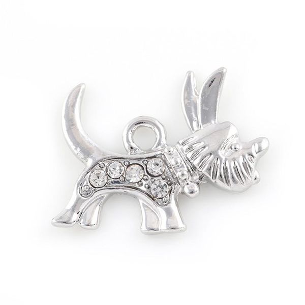 20 шт. / лот симпатичные rhinestone форма собака женщины ожерелье подвеска золотой цвет подвеска подвеска для ювелирных изделий ручной работ, Silver 
20 шт. / лот симпатичные rhinestone форма собака женщины ожерелье подвеска золотой цвет подвеска подвеска для ювелирных изделий ручной работ, Silver