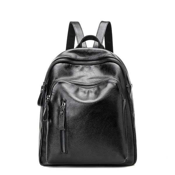 genuine leather backpacks real casual designer handbags solid portable female cross school bag c691
genuine leather backpacks real casual designer handbags solid portable female cross school bag c691