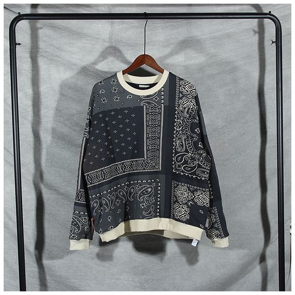 2021 kapital autumn and winter new stitching waist flower o-neck couple round neck japanese retro hoodie for men 94jo, Black
2021 kapital autumn and winter new stitching waist flower o-neck couple round neck japanese retro hoodie for men 94jo, Black