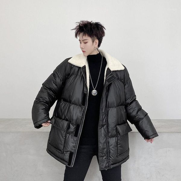 neploha 2020 winter new men's warm solid color double face parkas woman loose fashion casual coats male warm streetwear clothing1, Black
neploha 2020 winter new men's warm solid color double face parkas woman loose fashion casual coats male warm streetwear clothing1, Black