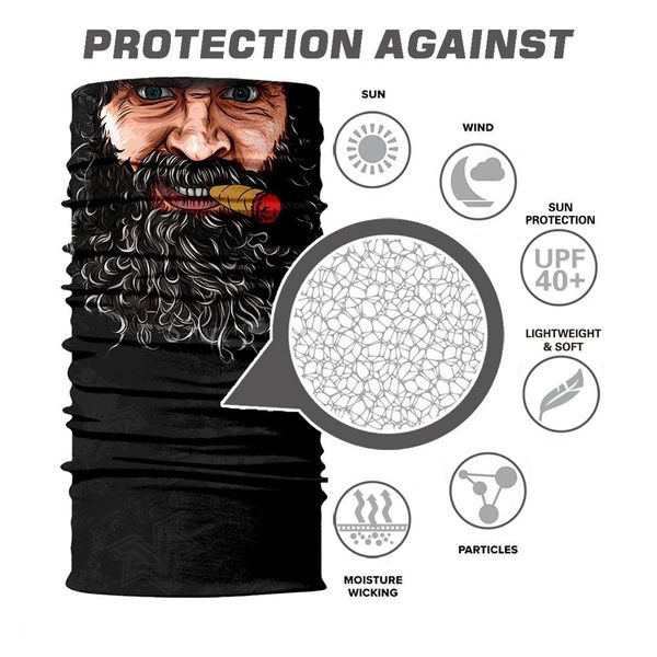 men's bandana printed joker clown tube scarf neck cover gaiter cycling hiking bicycle half face mask headband summer women bbyheo, Black
men's bandana printed joker clown tube scarf neck cover gaiter cycling hiking bicycle half face mask headband summer women bbyheo, Black