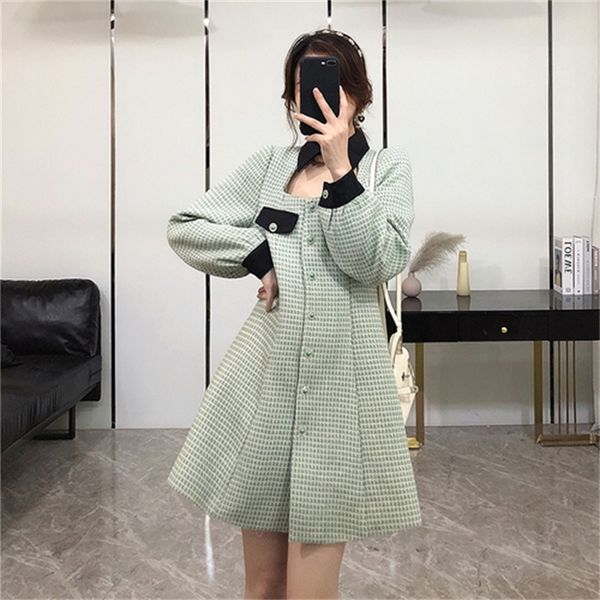 2021 new casuals cardigan mini long sleeve women dress korean one-piece party wedding women's winter clothing 6f0x, Black;gray
2021 new casuals cardigan mini long sleeve women dress korean one-piece party wedding women's winter clothing 6f0x, Black;gray