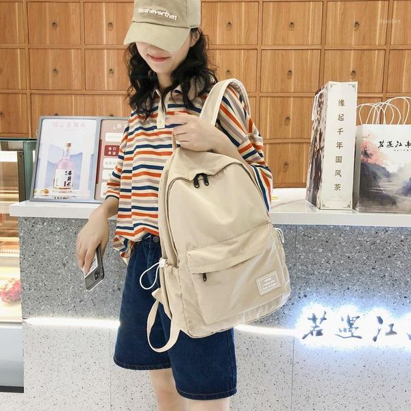 backpack women fashion shoulder bag solid color school for teenage girl children backpacks travel1
backpack women fashion shoulder bag solid color school for teenage girl children backpacks travel1