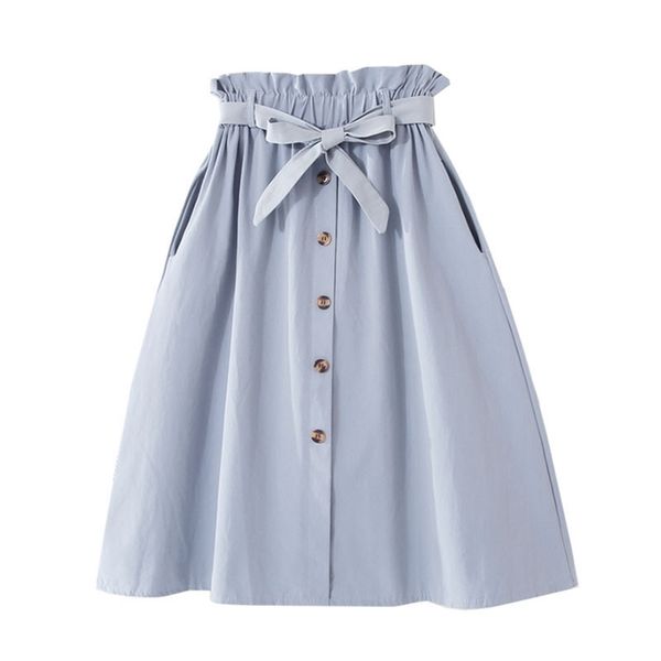 single-breasted high waist cotton midi women skirts with pocket 2020 summer long white skirt solid yellow skirt women jupe femme lj200819, Black
single-breasted high waist cotton midi women skirts with pocket 2020 summer long white skirt solid yellow skirt women jupe femme lj200819, Black