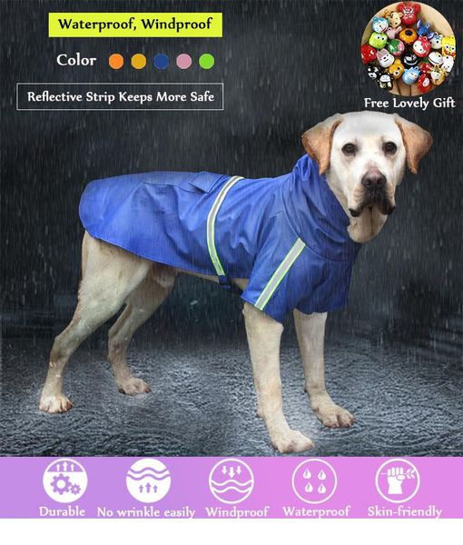 dog apparel large raincoat reflective waterproof hooded jumpsuit rain coat for big medium small dogs golden retriever clothes perro
dog apparel large raincoat reflective waterproof hooded jumpsuit rain coat for big medium small dogs golden retriever clothes perro