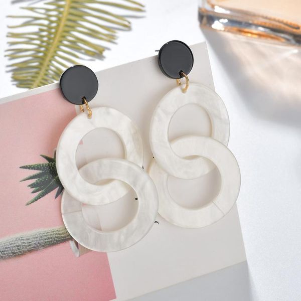 dangle & chandelier simple resin tortoiseshell leopard acrylic big round circle link chain long drop acetate earrings for women girl brincos, Silver
dangle & chandelier simple resin tortoiseshell leopard acrylic big round circle link chain long drop acetate earrings for women girl brincos, Silver