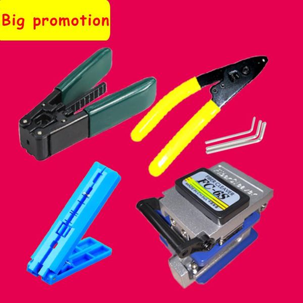 fiber optic equipment 6pcs/set ftth tool kit cleaver fc-6s miller clamp cfs-2 wire strippter pilers fixed-length rail stripping
fiber optic equipment 6pcs/set ftth tool kit cleaver fc-6s miller clamp cfs-2 wire strippter pilers fixed-length rail stripping