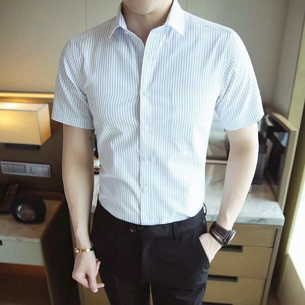 men's casual shirts large size men summer short-sleeved striped shirt slim-fit square collar single breasted 8 colors choose camisa 5xl, White;black
men's casual shirts large size men summer short-sleeved striped shirt slim-fit square collar single breasted 8 colors choose camisa 5xl, White;black