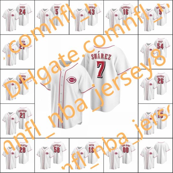 cincinnati reds #7 eugenio suarez 27 trevor bauer 5 johnny bench men women youth custom white replica home jersey, Blue;black
cincinnati reds #7 eugenio suarez 27 trevor bauer 5 johnny bench men women youth custom white replica home jersey, Blue;black