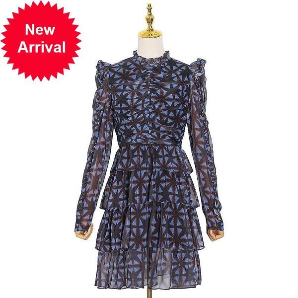 2021 new vintage autumn elegant fashions chiffion puff female long sleeve printed women's thin waistline mini dress zicm, Black;gray
2021 new vintage autumn elegant fashions chiffion puff female long sleeve printed women's thin waistline mini dress zicm, Black;gray