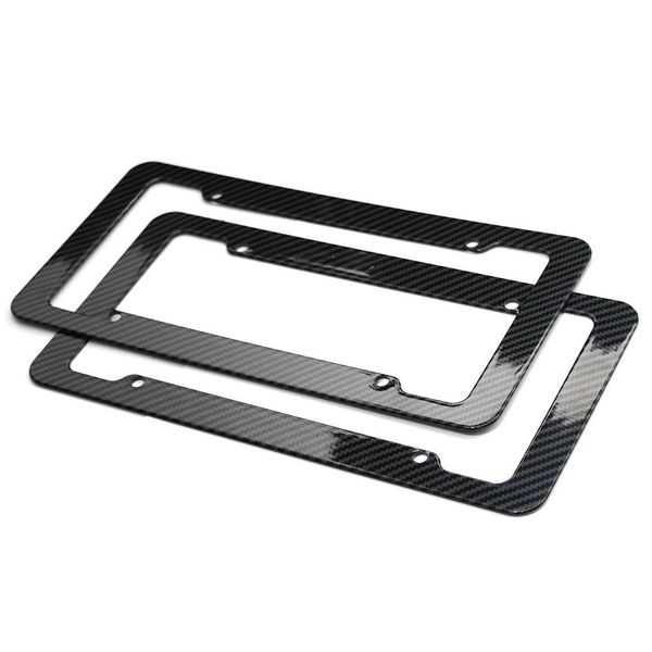 2pcs plastic carbon fiber style license plate frames for front and rear bracket set
2pcs plastic carbon fiber style license plate frames for front and rear bracket set