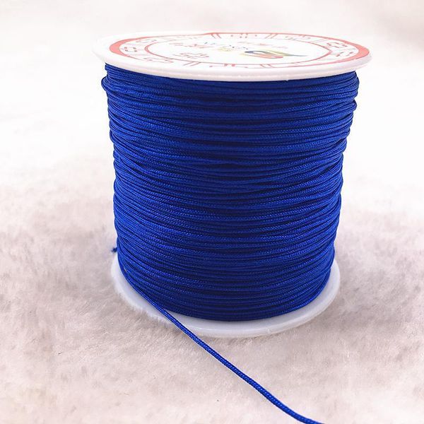 100m roll 0.8mm blue nylon cord thread chinese knot macrame cord bracelet braided string diy tassels beading thread h jlljxs
100m roll 0.8mm blue nylon cord thread chinese knot macrame cord bracelet braided string diy tassels beading thread h jlljxs