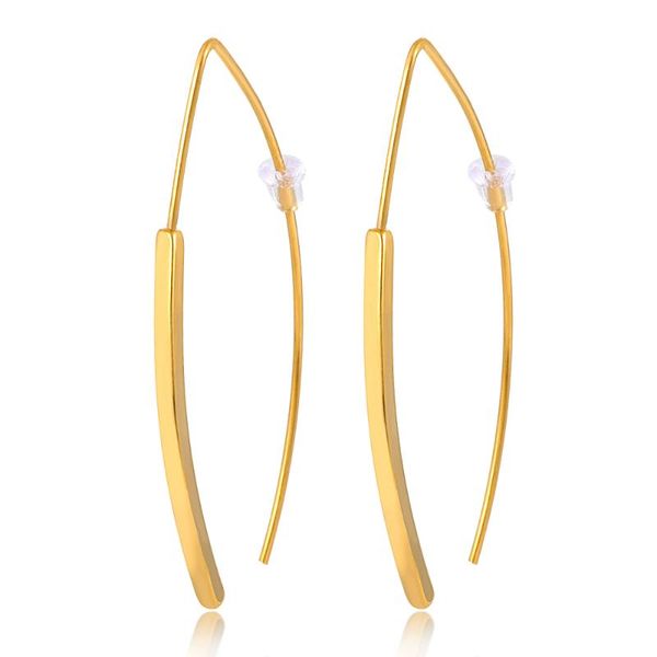 trails earrings stainless steel gold color dangle earrings for women long ear line jewelry wholesale, Silver
trails earrings stainless steel gold color dangle earrings for women long ear line jewelry wholesale, Silver