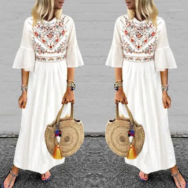 summer long dress women sundress 2020 kaftan ruffle flare sleeve maxi dress female pleated vestidos print robe1, Black;gray
summer long dress women sundress 2020 kaftan ruffle flare sleeve maxi dress female pleated vestidos print robe1, Black;gray