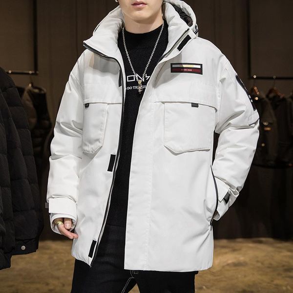 men's down & parkas brief paragraph jacket 2021 logo tooling more han edition handsome warm coat in winter, Black
men's down & parkas brief paragraph jacket 2021 logo tooling more han edition handsome warm coat in winter, Black