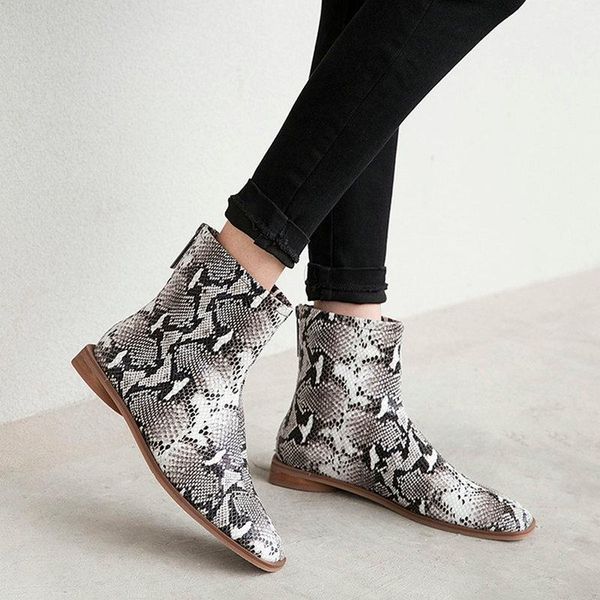 boots eshtonshero autumn shoes woman women ankle flat heels cow leather snakeskin classic ladies motorcycle sock size 3-12, Black
boots eshtonshero autumn shoes woman women ankle flat heels cow leather snakeskin classic ladies motorcycle sock size 3-12, Black