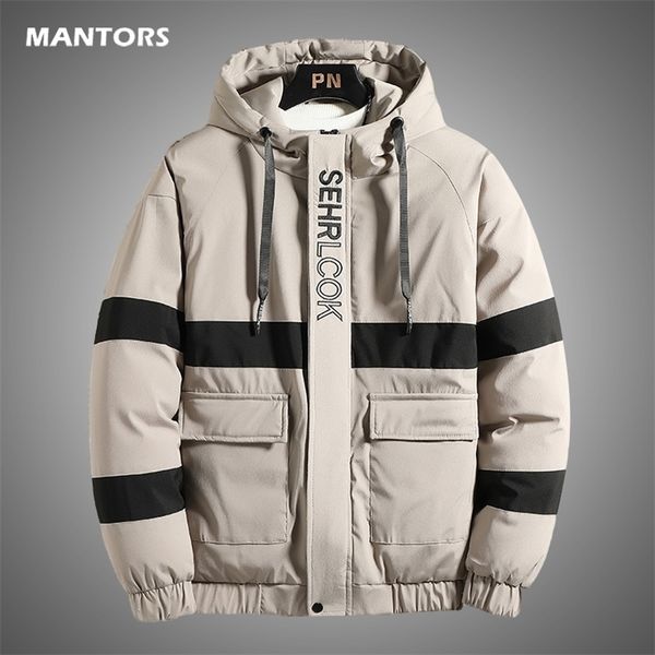 men parka coats winter jacket mens thicken hooded windproof parkas overcoat casual man warm down jackets pockets outerwear 201119, Black
men parka coats winter jacket mens thicken hooded windproof parkas overcoat casual man warm down jackets pockets outerwear 201119, Black