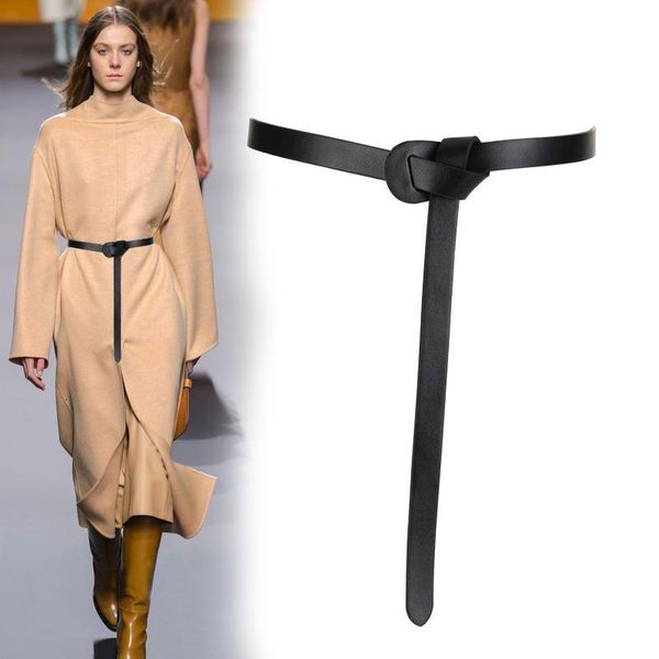 knot belt women red real leather strap belt female thin designer brand simple genuine cow leather ladies dress knotted belts, Black;brown
knot belt women red real leather strap belt female thin designer brand simple genuine cow leather ladies dress knotted belts, Black;brown