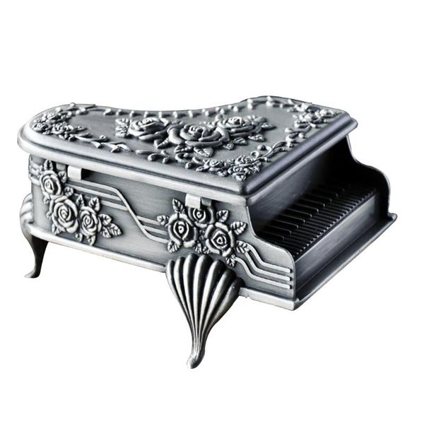 piano shape storage gift zinc alloy vintage european style necklace jewelry box earring rings bracelet anti rust home organizers, Pink;blue 
piano shape storage gift zinc alloy vintage european style necklace jewelry box earring rings bracelet anti rust home organizers, Pink;blue