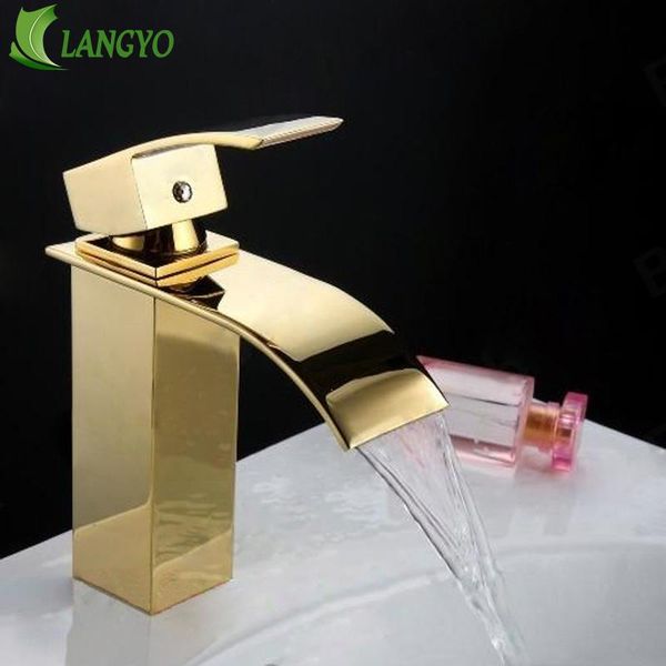 and cold mixers contemporary waterfall gold bathroom faucet single handle single hole bbrass basin tap lt 503k wmtkym
and cold mixers contemporary waterfall gold bathroom faucet single handle single hole bbrass basin tap lt 503k wmtkym