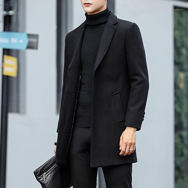 legible men wool blends coats autumn winter new solid color men's wool jacket brand clothing1, Black
legible men wool blends coats autumn winter new solid color men's wool jacket brand clothing1, Black