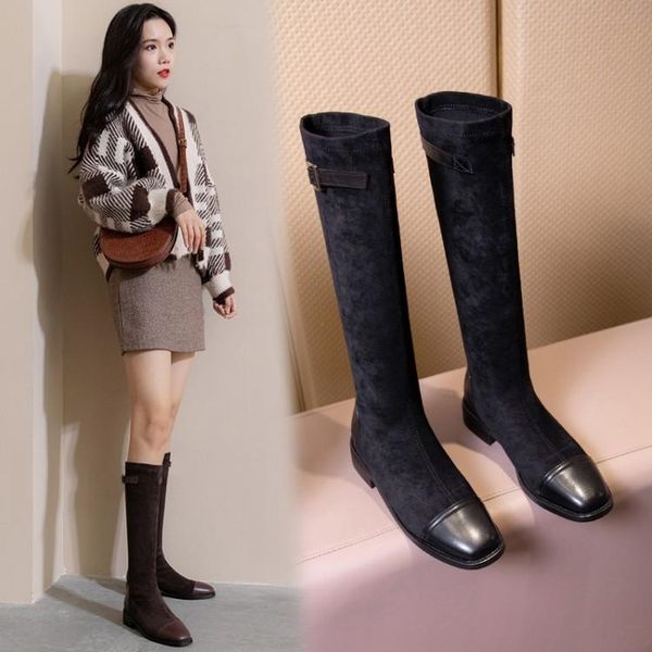 boots large 40 autumn and winter flat bottomed female 41 small under knee high 42 slim knight 43 versatile, Black
boots large 40 autumn and winter flat bottomed female 41 small under knee high 42 slim knight 43 versatile, Black
