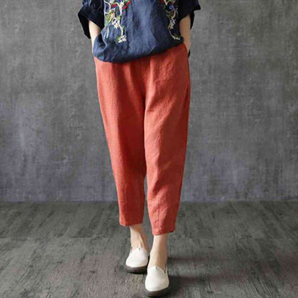 solid pockets womens trousers plus size ankle-length pants casual cotton linen trousers mid waist loose female summer pants, Black;white
solid pockets womens trousers plus size ankle-length pants casual cotton linen trousers mid waist loose female summer pants, Black;white