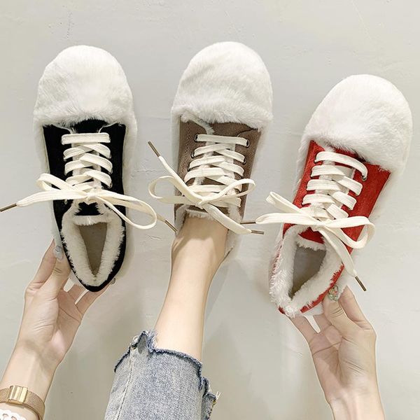 round toe casual woman shoe korean shoes loafers fur women 2020 new winter cross basic cross-tied solid rubber lace-up leisure, Black
round toe casual woman shoe korean shoes loafers fur women 2020 new winter cross basic cross-tied solid rubber lace-up leisure, Black
