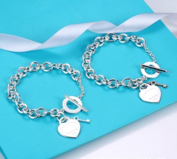t home rose gold key love heart couple bracelet cnc steel seal word heart seal hanging tag egg ring thick chain y89, Black
t home rose gold key love heart couple bracelet cnc steel seal word heart seal hanging tag egg ring thick chain y89, Black
