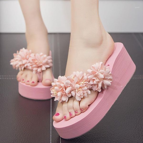 bohemian sweet flowers platform slippers women 6cm wedges sandals clip toe floral beach slides big size 41 42 shoes slippers1, Black
bohemian sweet flowers platform slippers women 6cm wedges sandals clip toe floral beach slides big size 41 42 shoes slippers1, Black