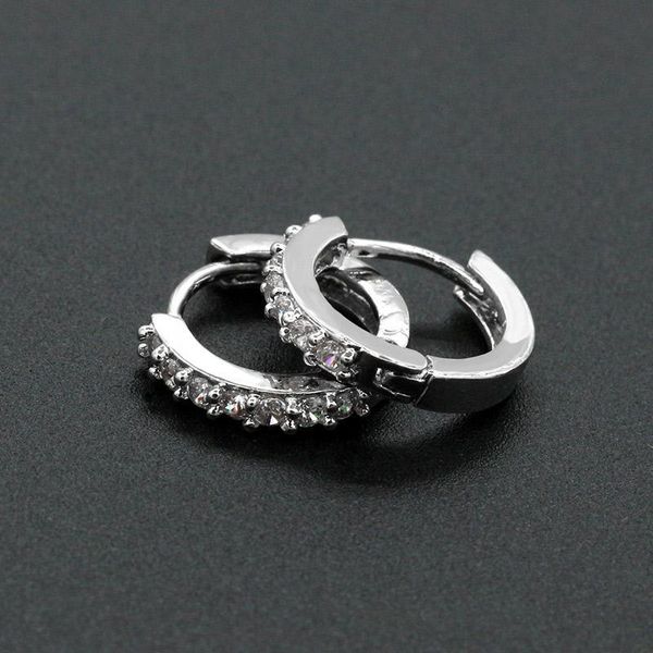 hoop & huggie 1 pair fashion women paved crystal zircon round earrings simple fine jewelry gifts b88, Golden;silver
hoop & huggie 1 pair fashion women paved crystal zircon round earrings simple fine jewelry gifts b88, Golden;silver