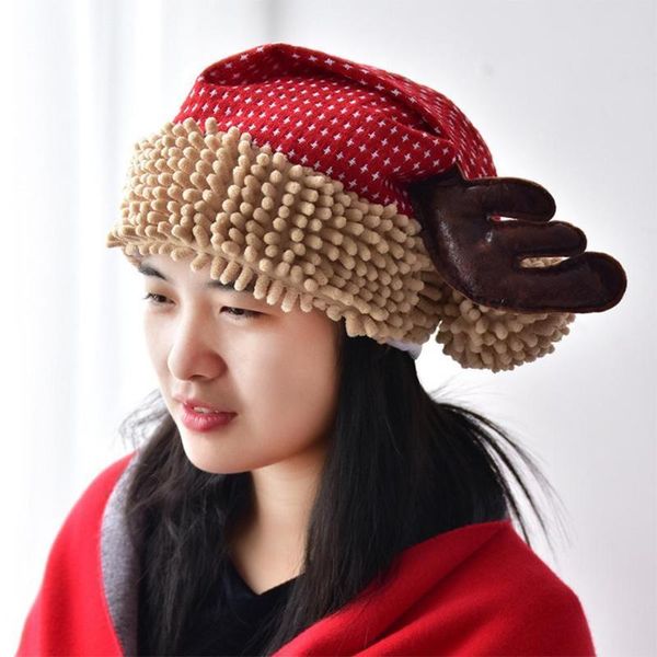1pcs christmas hat flannel antler red hat for xmas xmas gift for women year party decoration merry polyester new christ u3w4, Blue;gray
1pcs christmas hat flannel antler red hat for xmas xmas gift for women year party decoration merry polyester new christ u3w4, Blue;gray