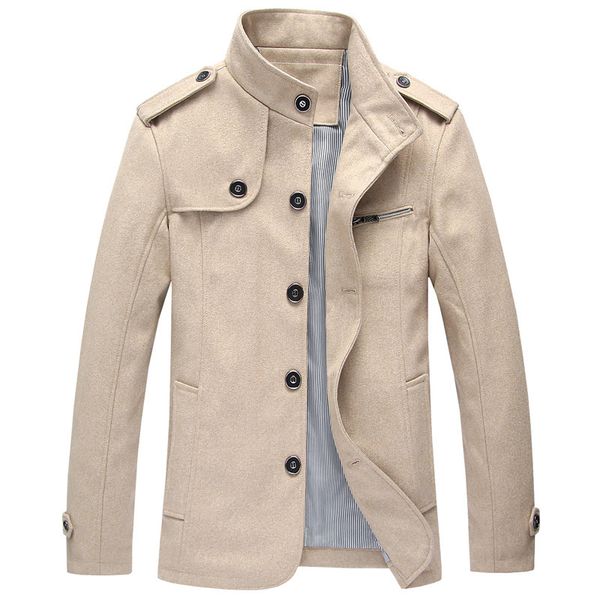 wool men's fashion winter man casual business jacket mark clothing mandarin coat solid from men coats yk1q, Black;brown
wool men's fashion winter man casual business jacket mark clothing mandarin coat solid from men coats yk1q, Black;brown