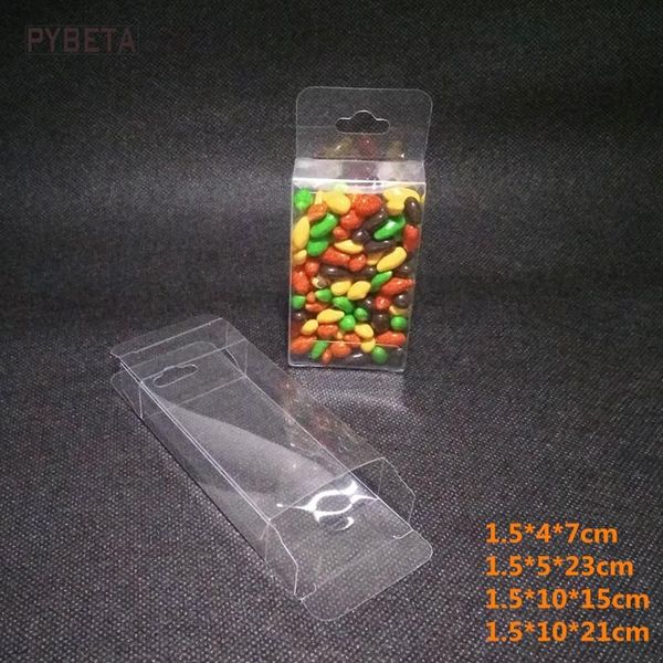 1.5 * length * height transparent pvc plastic box with hole candy toy display craft gift packaging boxes
1.5 * length * height transparent pvc plastic box with hole candy toy display craft gift packaging boxes