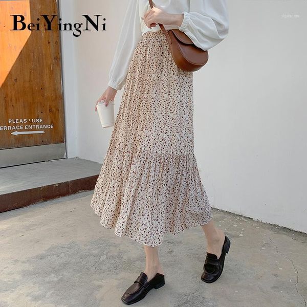 beiyingni boho beach skirt women floral print 2020 summer vintage chiffon casual skirts vacation fashion lining pleated skirt1, Black 
beiyingni boho beach skirt women floral print 2020 summer vintage chiffon casual skirts vacation fashion lining pleated skirt1, Black